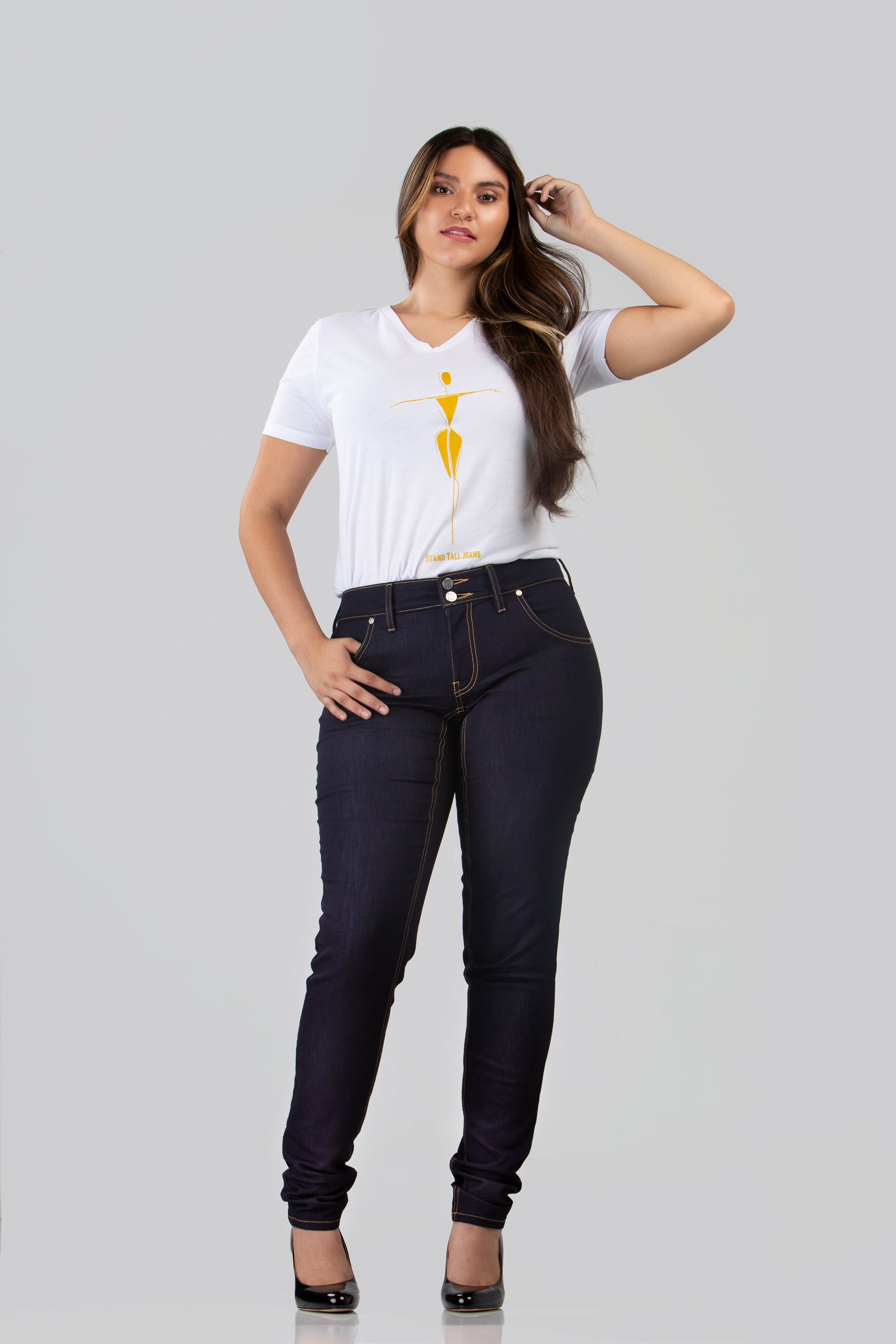 Slim Fit Fancy Blu Jeans