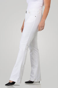 Slim Boot Forever White Jeans