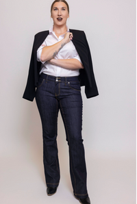 Slim Boot Fancy Blu Jeans