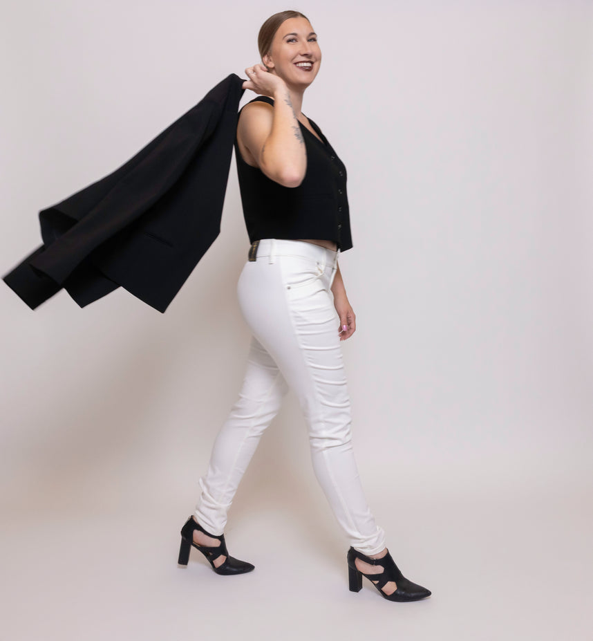 Slim Fit Forever White Jeans