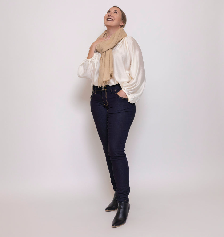 Slim Fit Fancy Blu Jeans